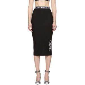 Off-White Black Pencil Skirt